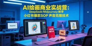AI绘画商业实战营：DeepSeek/Midjourney/教学 小红书爆款SOP 声音克隆技术-亿纬资源网-野路子中心-欢迎访问野路子中心网