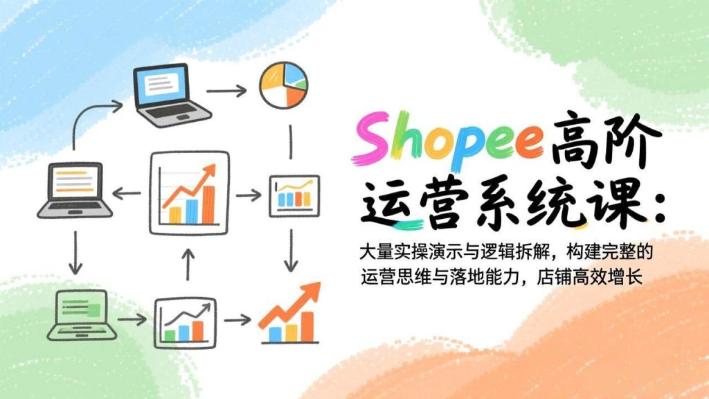 图片[1]-Shopee高阶运营系统课：大量实操演示与逻辑拆解，构建完整的运营思维与落地能力，店铺高效增长-欢迎访问野路子中心网
