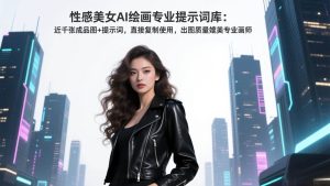 性感美女AI绘画专业提示词库：近千张成品图+提示词，直接复制使用，出图质量媲美专业画师-欢迎访问野路子中心网